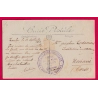 WW2 TOULON 1918 TRAVAILLEURS COLONIAUX TONKINOIS CORVEE DE LA PLAGE DE TOULON POUR UCCIANI CORSE LETTRE COVER