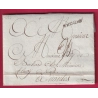 MARQUE BRUGES BELGIQUE 1777 POUR NANTES TEXTE DE VARSENARE VARRENAERE LETTRE COVER