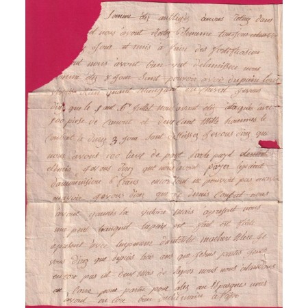 MARQUE N°78 ARMEE D' ALLEMAGNE 1809 POUR PLOERMEL MORBIHAN MENTION DIVISION DU GENERAL BOUDET LETTRE COVER