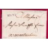 MARQUE TOURS INDRE ET LOIR  1790 LENAIN N°2 POUR MONTAUBAN TARN ET GARONNE INDICE 11 LETTRE COVER