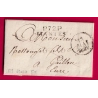 MARQUE P72P MANTES SEINE ET OISE 1829 POUR GAILLON EURE INDICE 11 LETTRE COVER