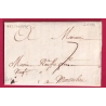 MARQUE DE LIMOUX AUDE LENAIN N°4A INDICE 12 1766 POUR MONTAUBAN TARN ET GARONNE LETTRE COVER