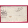 MARQUE 62 CLERMONT FERRAND AU VERSO UTILISE EN DEBOURSE 1809 MINISTRE DE LA GUERRE PUY DE DOME LETTRE COVER