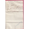 MARQUE 62 CLERMONT FERRAND AU VERSO UTILISE EN DEBOURSE 1809 MINISTRE DE LA GUERRE PUY DE DOME LETTRE COVER