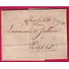 ALLEMAGNE DUSSELDORF + CPR2 ENTREE PRUSSE PAR GIVET ARDENNES 1825 LETTRE COVER