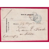 PARIS 1854 2 CACHETS TAXE 15C PUIS 30C BUREAU 1 REEXPEDITION AU HAVRE SEINE INFERIEURE AU DOS INCONNU A L'APPEL LETTRE