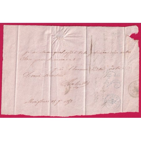 CAD TYPE 15 VIC LE COMTE PUY DE DOME BOITE RURALE SUPPLEMENTAIRE B2 MIREFLEURS POUR CLERMONT FERRAND LETTRE COVER