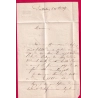 CAD TYPE 15 BEZIERS HERAULT 1847 OR PUISSALICON POUR MONTAGNAC LETTRE COVER