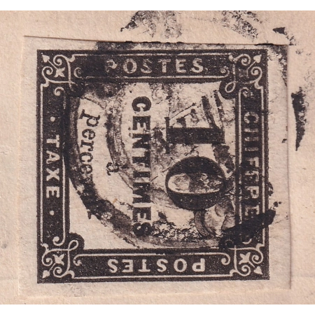 TIMBRE TAXE N°2 CAD NIMES GARD POUR NIMES LETTRE COVER