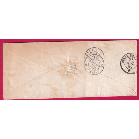 N°4 PC 3537 VERSAILLES SEINE ET OISE POUR ROUEN SEINE INFERIEURE LETTRE COVER