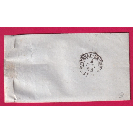 N°10 PC 1876 MAREUIL S LAY VENDEE POUR FONTENAY LETTRE COVER