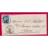 N°60 CAD TYPE 18 BAR LE DUC MEUSE POUR NANTES LETTRE COVER