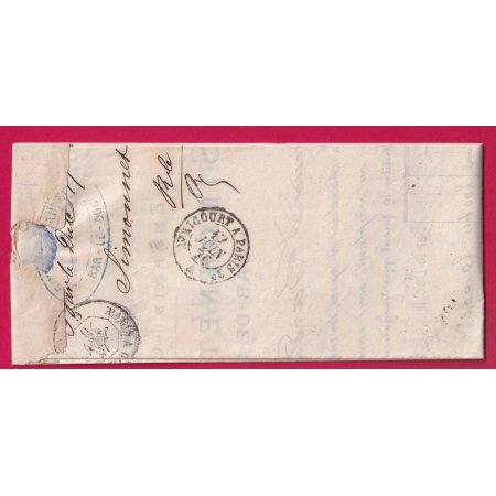 N°60 CAD TYPE 18 BAR LE DUC MEUSE POUR NANTES LETTRE COVER