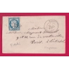 N°60 GC 2345 CAD TYPE 18 MEYRUEIS LOZERE DEVANT DE LETTRE POUR PARIS COVER