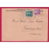 N°239 281 TARIF A 2FR40 ROMBAS MOSELLE POUR ALLEMAGNE 18.8.1933 LETTRE COVER