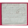 MARQUE A SEC NERAC LOT ET GARONNE 1788 INDICE 11 LENAIN N°1A POUR BORDEAUX LETTRE COVER