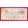 CURSIVE 41 TENCE CAD TYPE 12 YSSINGEAUX HAUTE LOIRE 1840 POUR ST ETIENNE LETTRE COVER