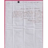 CAD TYPE 15 BAZAS GIRONDE BOITE RURALE Q BEAULAC POUR BORDEAUX LETTRE COVER