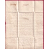 CAD TYPE 15 CHAMBRE DES DEPUTES PARIS 1842 + PP ROUGE POUR PIERRELATTE DROME REEXP NIMES GARD  LETTRE COVER