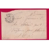 CACHET TAXE 40C MONTROUGE PARIS 1874 POUR TRAPPES LETTRE COVER