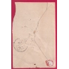 CACHET TAXE 40C MONTROUGE PARIS 1874 POUR TRAPPES LETTRE COVER
