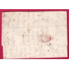 MARQUE SARDE MOUTIERS SAVOIE EN BLEU 1829 POUR ANNECY HAUTE SAVOIE LETTRE COVER