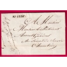 MARQUE SARDE ST GENIX SAVOIE FRANCHISE LE JUGE DE MANDEMENT POUR CHAMBERY 1845 LETTRE COVER