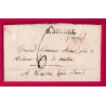 MARQUE SARDE ST MICHEL DE MAURIENNE SAVOIE POUR NANTUA AIN 1845 LETTRE COVER