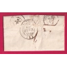 MARQUE SARDE ST MICHEL DE MAURIENNE SAVOIE POUR NANTUA AIN 1845 LETTRE COVER