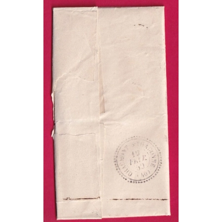 N°14 PC 2253 NEUNG SUR BEUVRON LOIR ET CHER BOITE RURALE C MONTRIEUX EN SOLOGNE POUR CHAUMONT SUR TARONNE LETTRE COVER