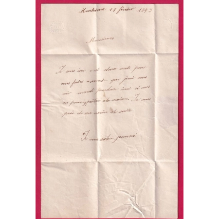 N°14 PC 2253 NEUNG SUR BEUVRON LOIR ET CHER BOITE RURALE C MONTRIEUX EN SOLOGNE POUR CHAUMONT SUR TARONNE LETTRE COVER