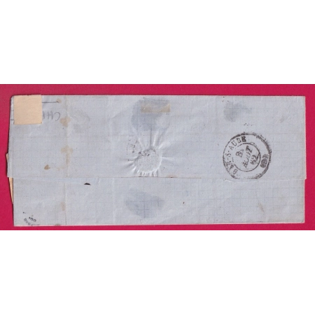 TAXE N°2 BAR SUR AUBE BOITE RURALE Q POUR BAR SUR AUBE LETTRE COVER