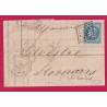 N°29 CONVOYEUR STATION TULLINS ISERE POUR ROMANS DROME INDICE 13 LETTRE COVER