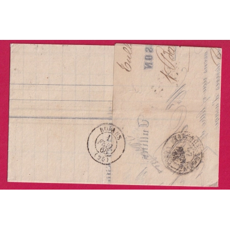 N°29 CONVOYEUR STATION TULLINS ISERE POUR ROMANS DROME INDICE 13 LETTRE COVER