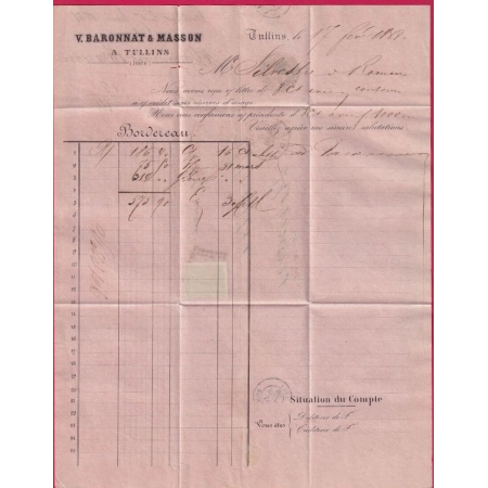 N°29 CONVOYEUR STATION TULLINS ISERE POUR ROMANS DROME INDICE 13 LETTRE COVER