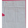 ALSACE LORRAINE N°5 PAIRE METZ MOSELLE POUR PARIS TAXE TAMPON 2 1871 LETTRE COVER