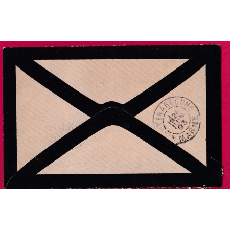 N°90 BOURMONT HAUTE MARNE BOITE RURALE S BOURG STE MARIE POUR EPENSE MARNE LETTRE COVER