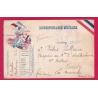 WW1 CARTE FM CUIRASSE D'ESCADRE CHARLEMAGNE EN MER 1915 POUR VERSAILLES LETTRE COVER
