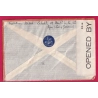 N°414B 501 AGEN LOT ET GARONNE PAR AVION MONTEVIDEO URUGUAY CENSURE ANGLAISE ANGLETERRE 1941 WW2 LETTRE COVER