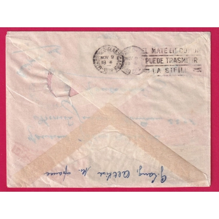 N°311 284A 392 393 ALTKIRCH HAUT RHIN PAR AVION MONTEVIDEO URUGUAY 1938 LETTRE COVER