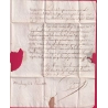 MARQUE P57P MAUBEUGE NORD 1822 POUR VILLAFRANS BESANCON DOUBS LETTRE COVER