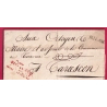 ARMEE ITALIE FRANCHISE COMM ORDONNATEUR BELLE VIGNETTE REVOLUTIONNAIRE TARASCON   BOUCHES DU RHONE LETTRE COVER