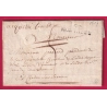 MARQUE 62 MONTAIGU PUY DE DOME MENTION ACQUITTE AU BUREAU TAXE ANNULE POUR CHALON SUR SAONE 1817 LETTRE COVER