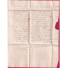 MARQUE 62 MONTAIGU PUY DE DOME MENTION ACQUITTE AU BUREAU TAXE ANNULE POUR CHALON SUR SAONE 1817 LETTRE COVER