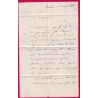BOITE RURALE SEULE B LAUDUN GARD + DECIME RURAL POUR AVIGNON VAUCLUSE 1845 LETTRE COVER