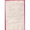 BOITE RURALE SEULE B LAUDUN GARD + DECIME RURAL POUR AVIGNON VAUCLUSE 1845 LETTRE COVER
