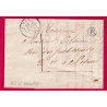 CAD TYPE 15 NIMES GARD BOITE RURALE B ST GERVASY TAXE LOCALE 1 + CL ROUGE POUR NIMES 1852 LETTRE COVER