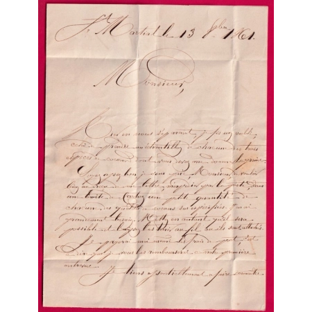 N°14 PC 2954 SUMENE GARD BOITE RURALE B ST MARTIAL POUR LA SALLE LETTRE COVER