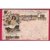 N°83 85 87 88 R D'ENGHEINS POUR ALLEMAGNE 1896 BELLE CARTE POSTALE LETTRE COVER