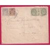 N°85 87 N°111 PAIRE MILLESIME 6 BOIGNEVILLE SEINE ET OISE 1901 LETTRE COVER